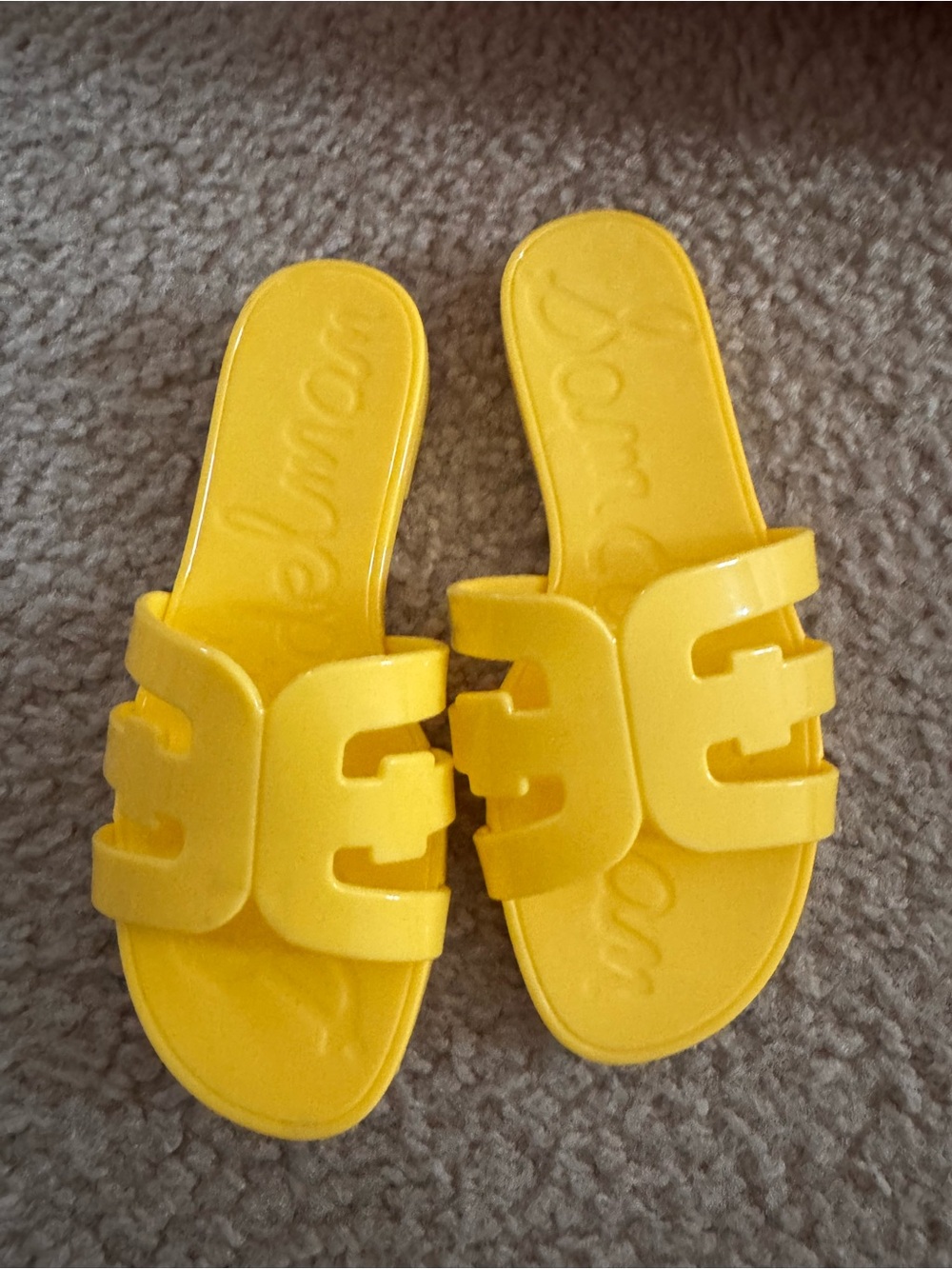 Sam Edelman new with tags yellow Slide Sandals for Kids - Casual Slip-On